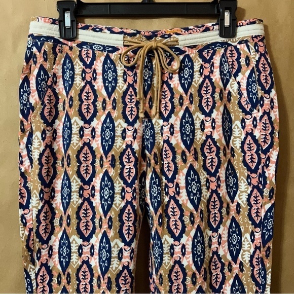 Anthropologie | Pilcro Paz Cropped Ikat Jogger Pants Drawstring Printed Size 26 - Picture 4 of 12